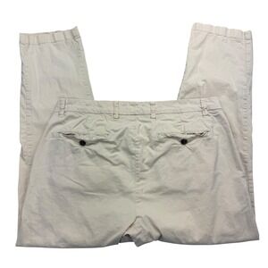 Peter Manning Chino Pants Men's 36x27 Beige Stretch Lightweight Straight Leg